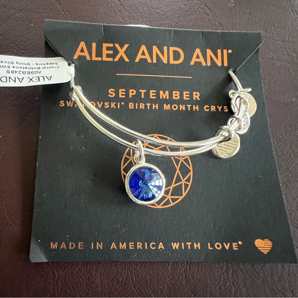 Alex and Ani birthstone bracelet